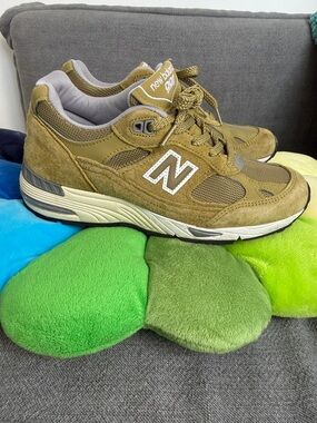 New Balance 991 Made in England UK - Green Moss - W6